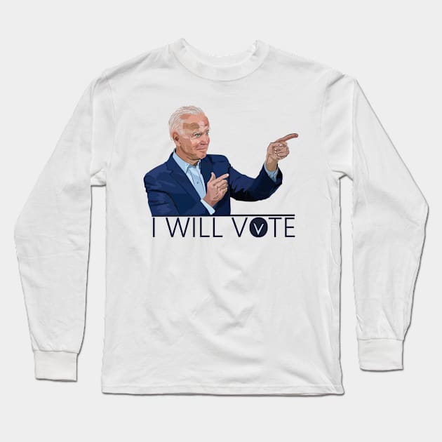 I will vote Long Sleeve T-Shirt by Mammoths